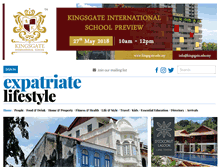 Tablet Screenshot of expatriatelifestyle.com
